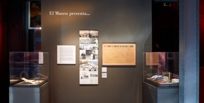 Vista general de l'espai «Museu presenta...» dedicat a la Tecla Sala